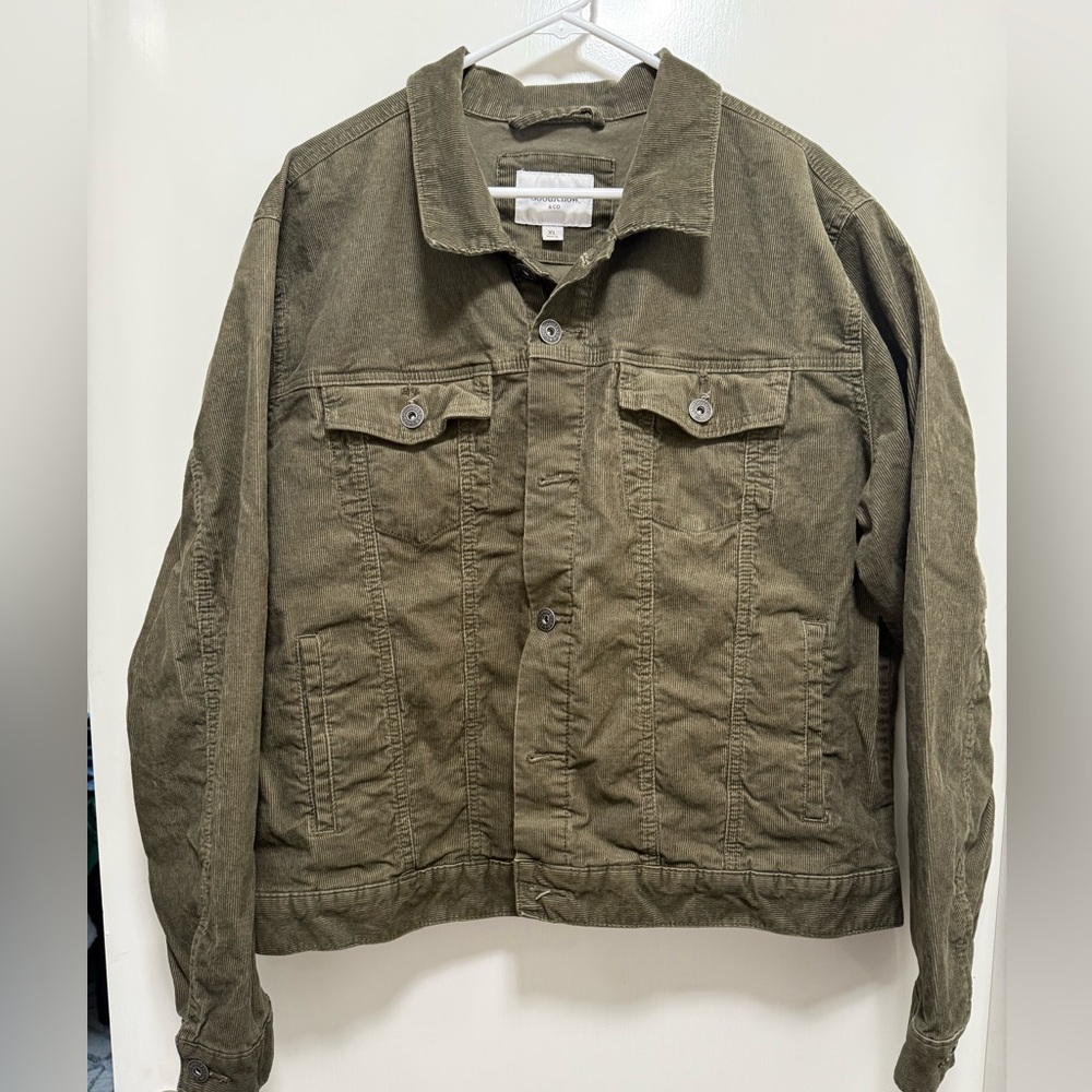 Goodfellow & Co Olive (Target) green denim jacket - XL